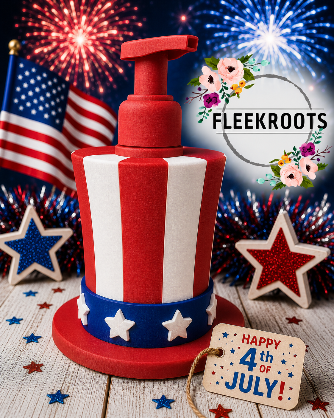 Uncle Sam Inspired Soap Holder