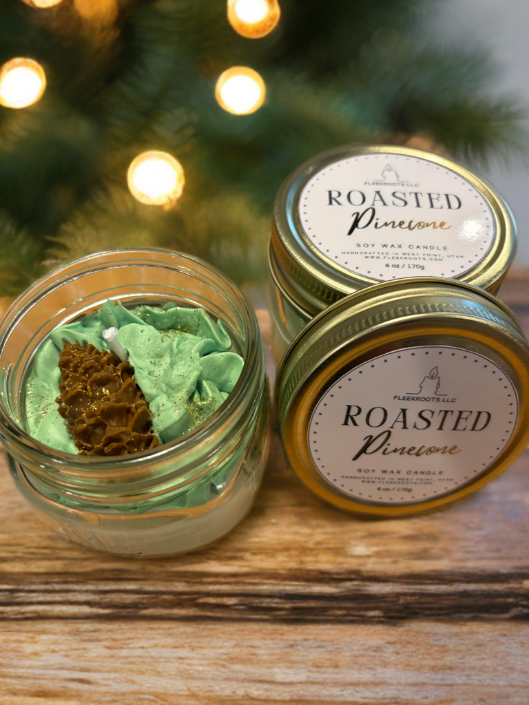 Roasted Pinecone – Handcrafted Artisan Candle (6 oz)