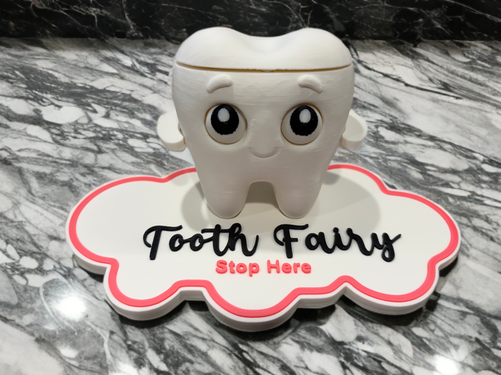 Tooth Fairy Stop Here – Keepsake Tooth Holder
