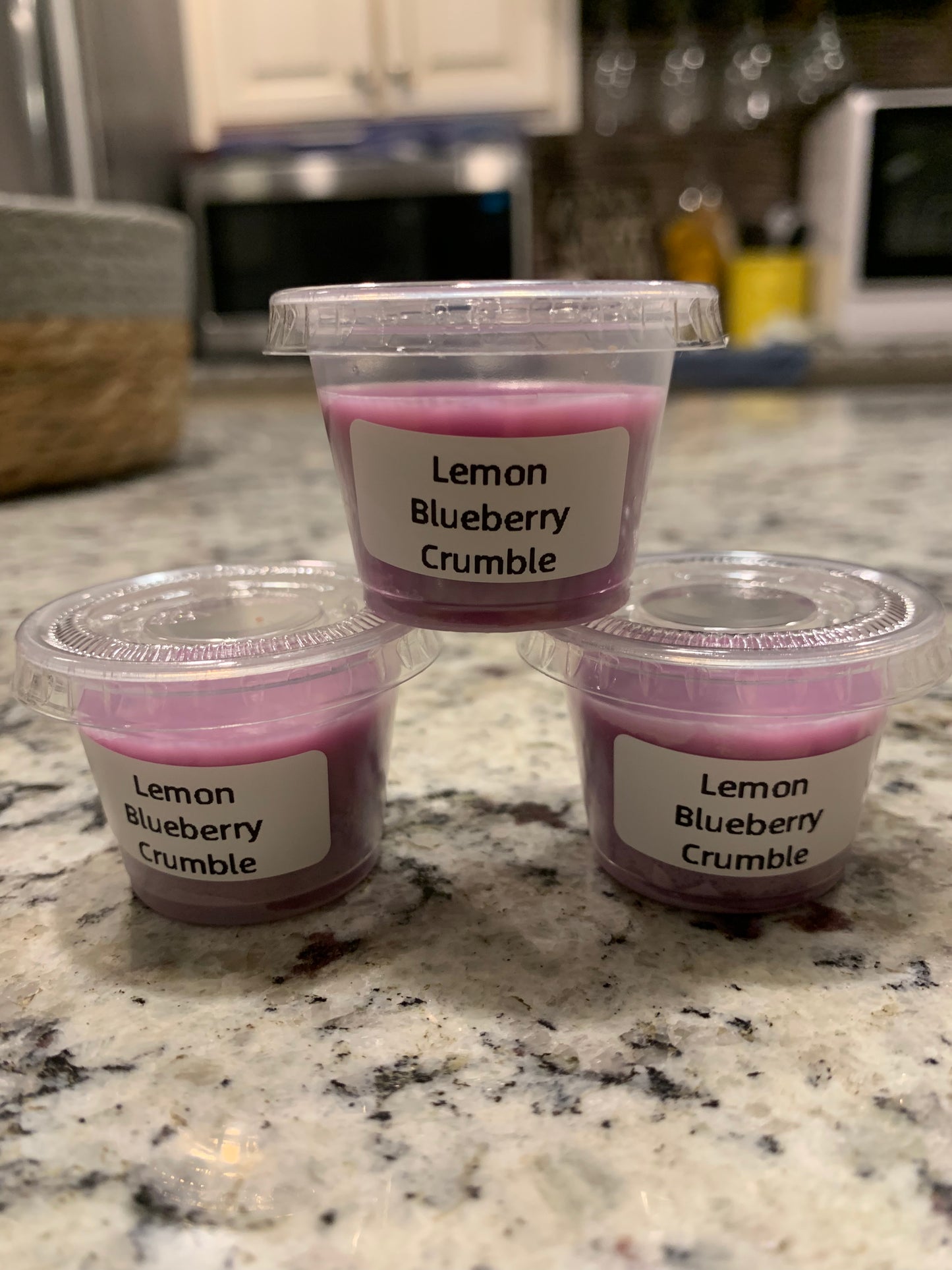 Lemon Blueberry Crumble Scented (Sample Size Wax Shot)