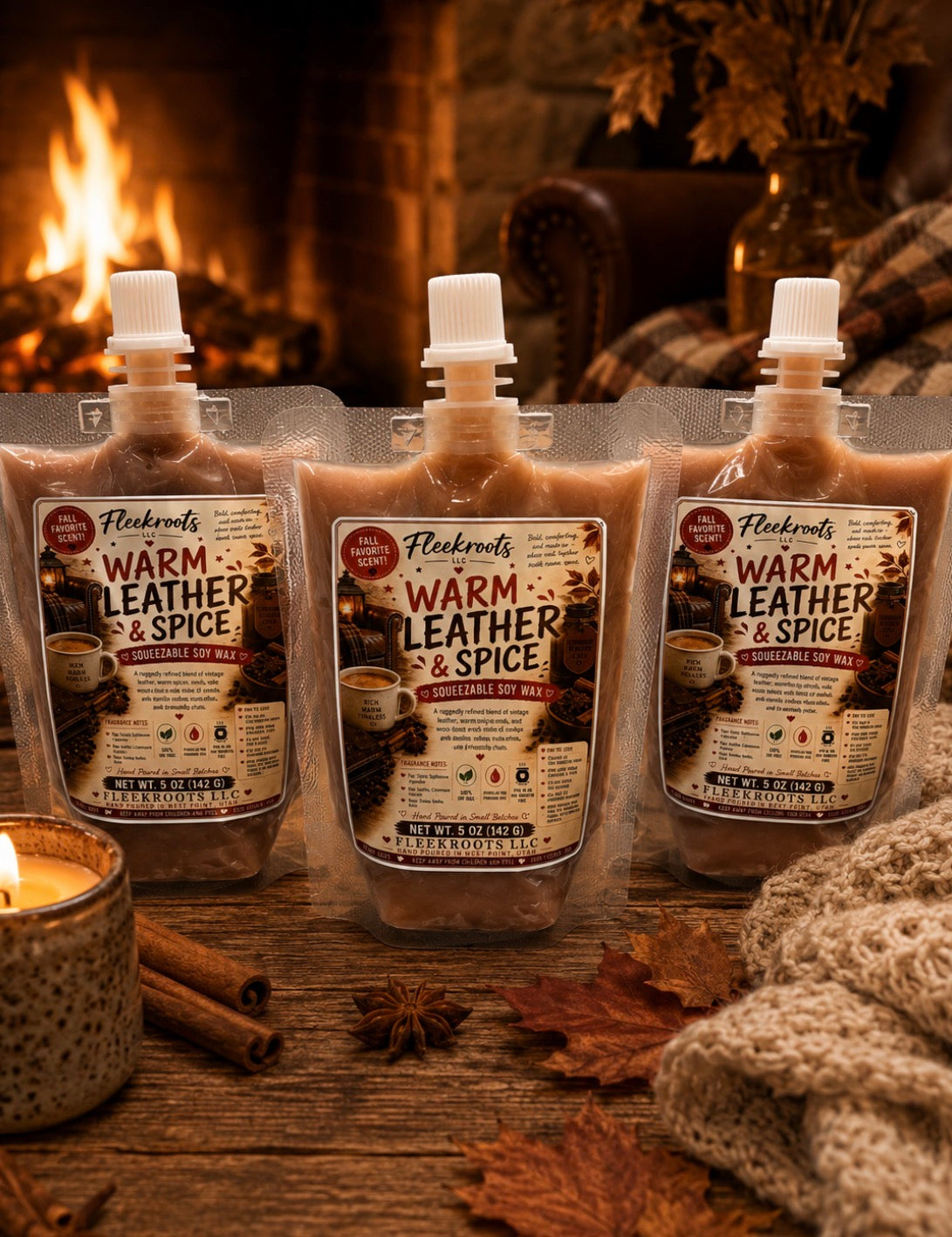 Fall Squeezable Soy Wax Collection
