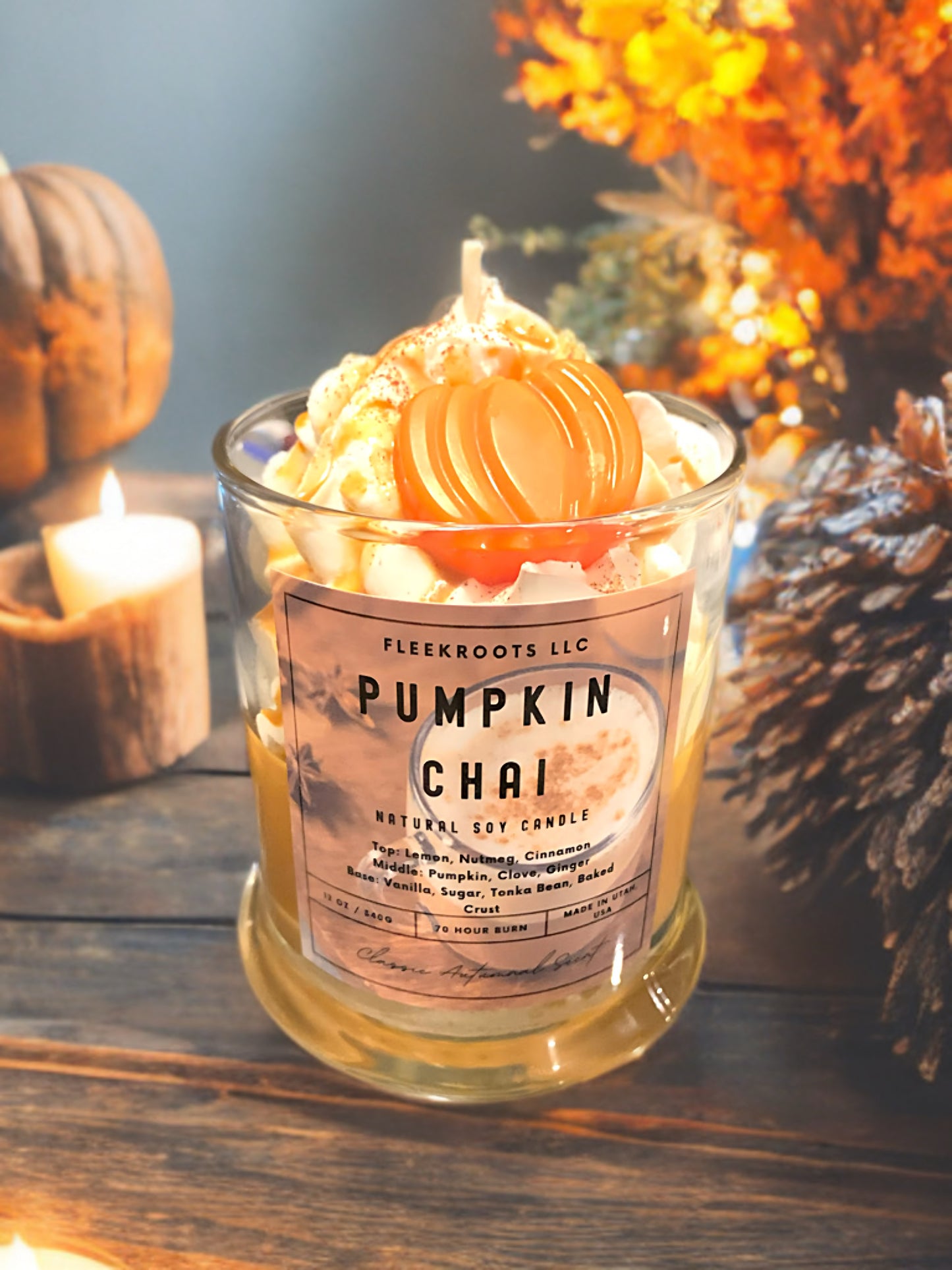 Pumpkin Chai 12 oz Candle