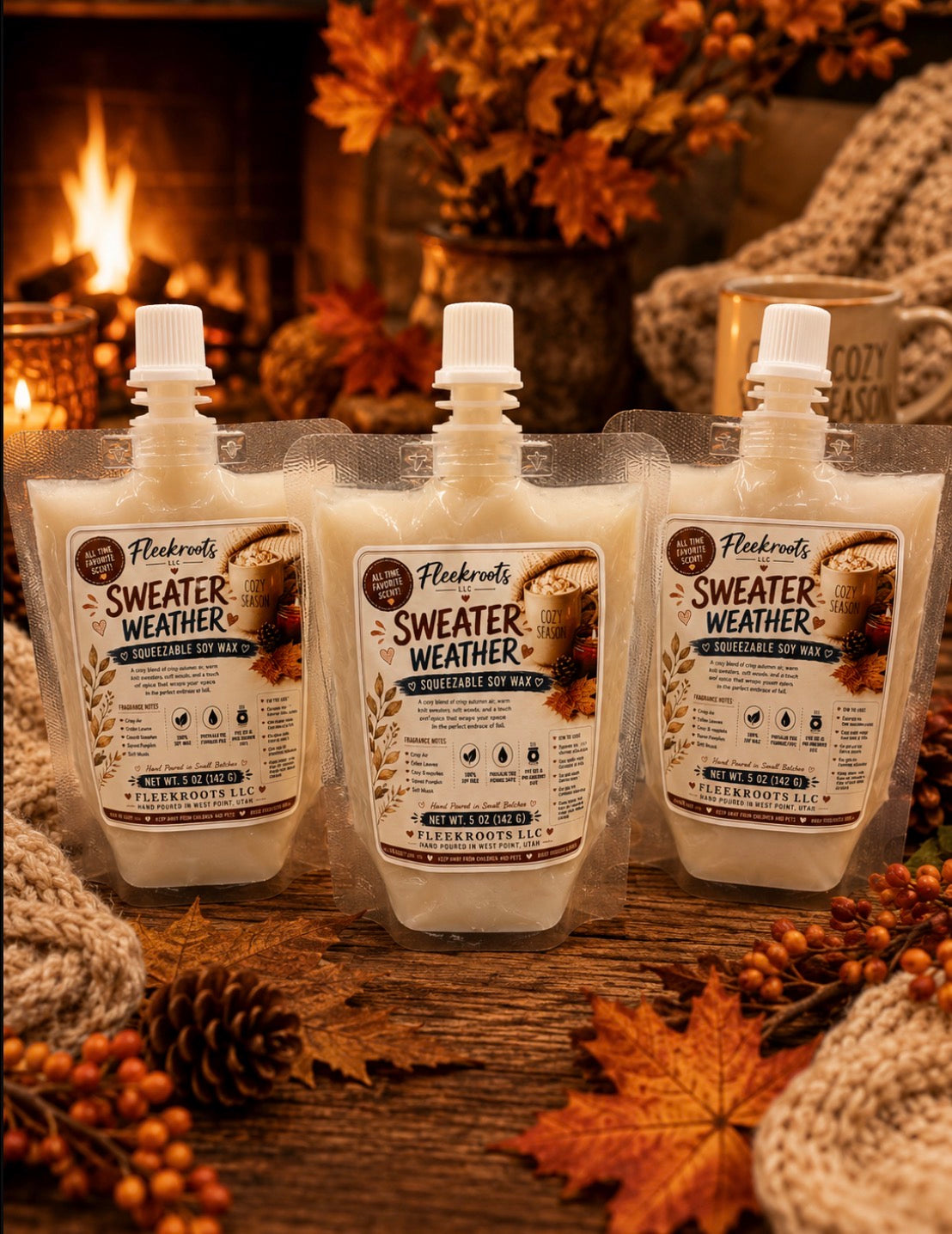 Fall Squeezable Soy Wax Collection