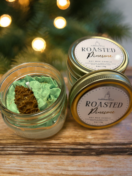 Roasted Pinecone – Handcrafted Artisan Candle (6 oz)