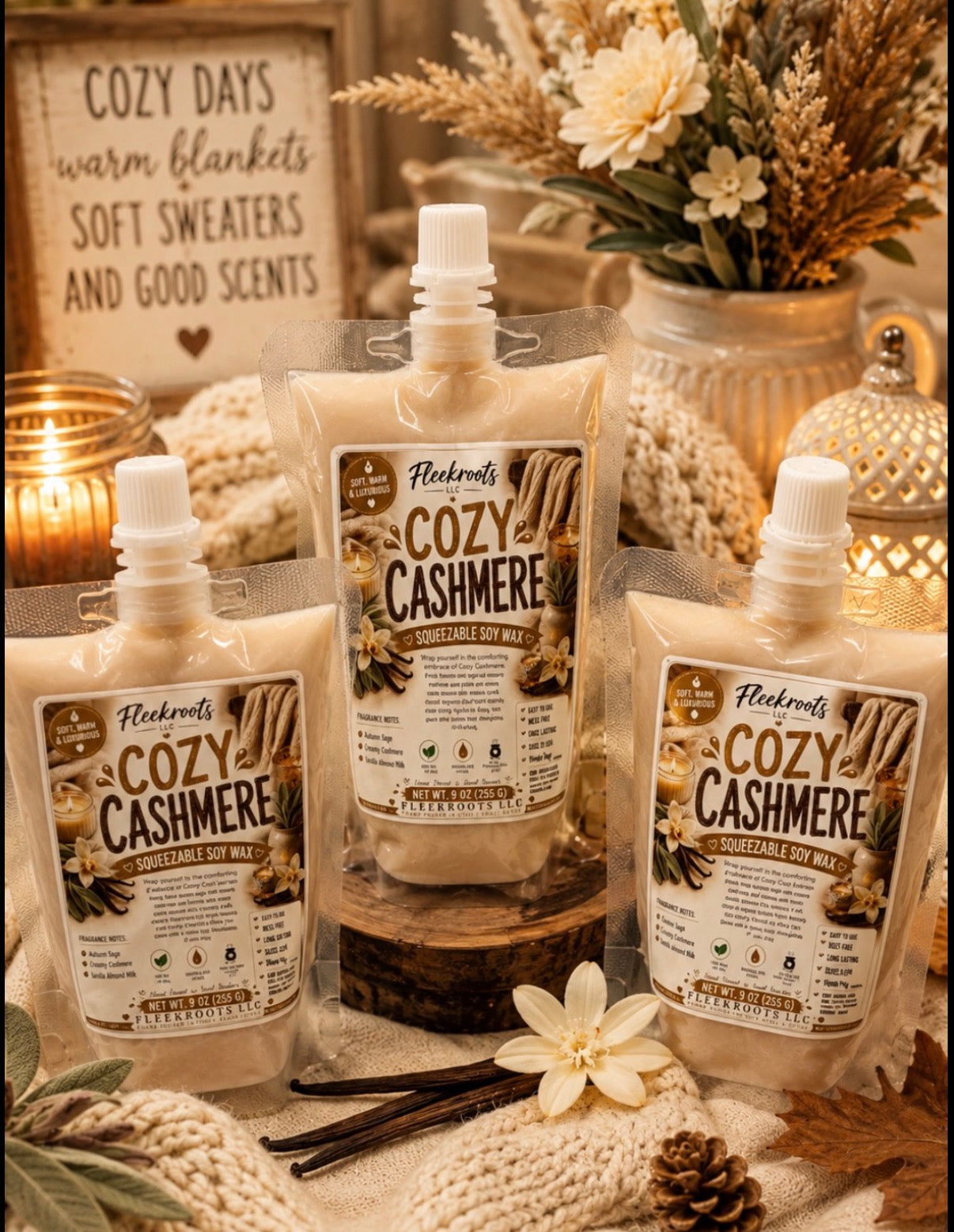 Fall Squeezable Soy Wax Collection