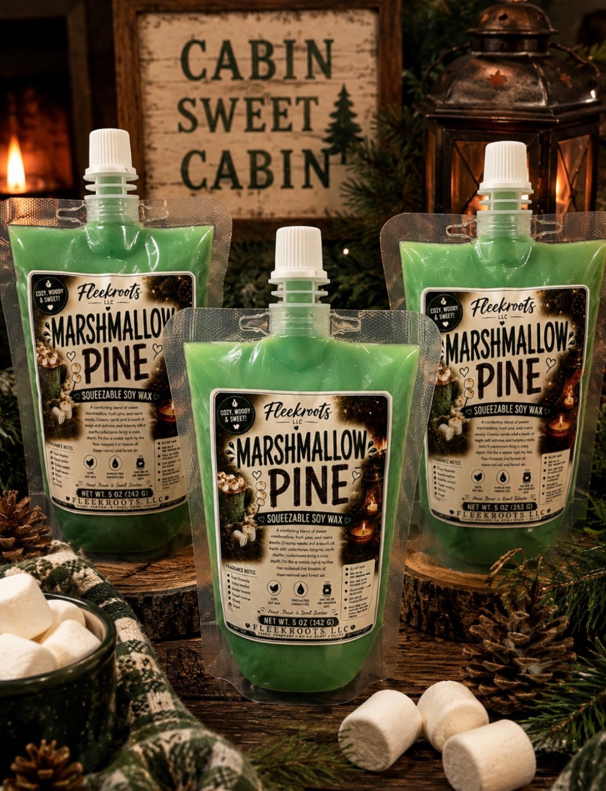 Fall Squeezable Soy Wax Collection