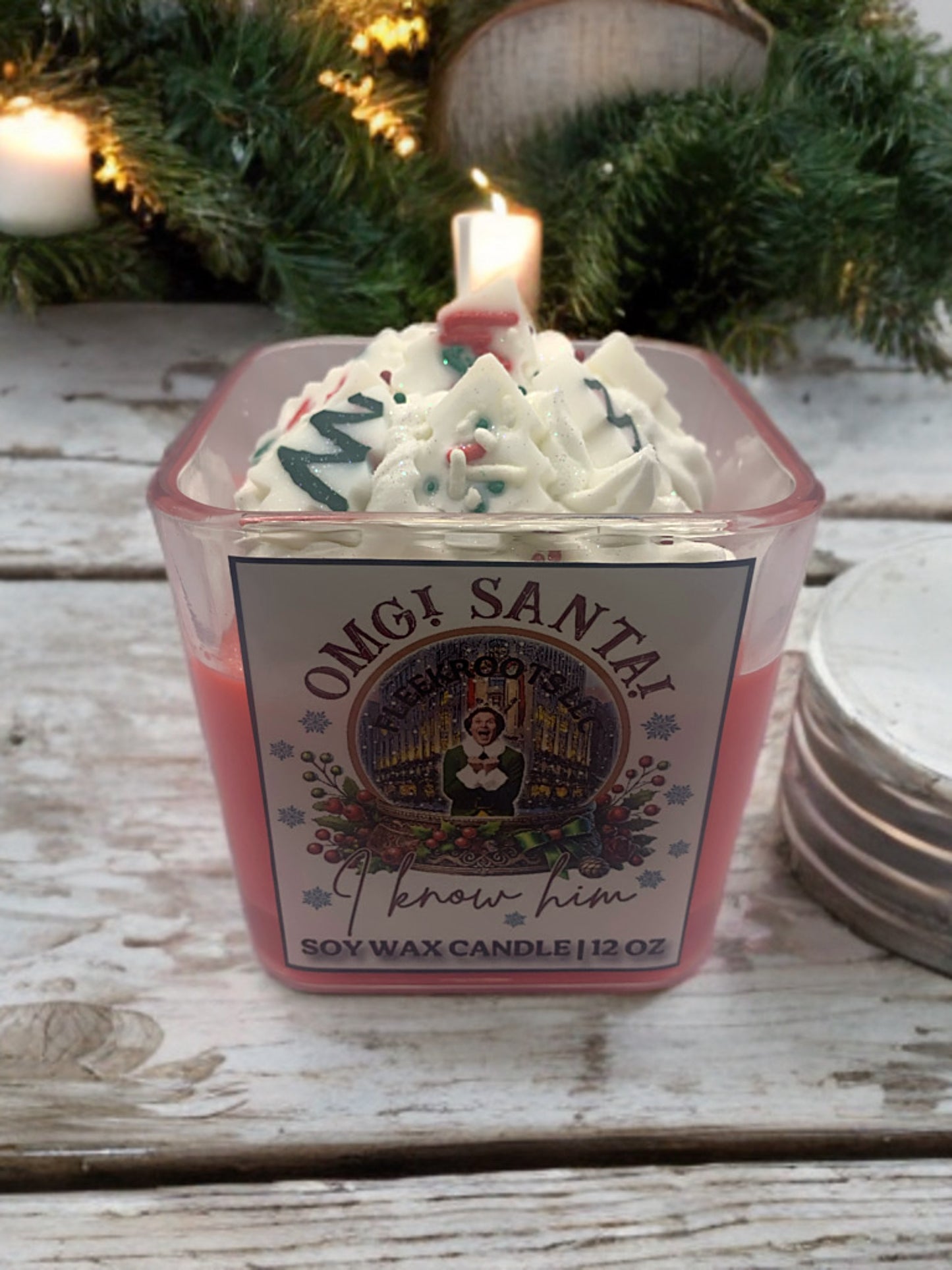 OMG! Santa! I know him! 12 oz Candle