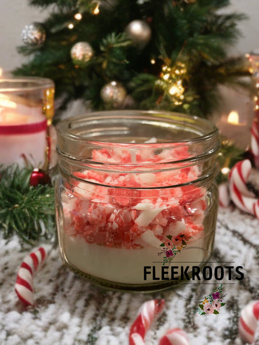 Candy Cane Scented 3 oz Candle