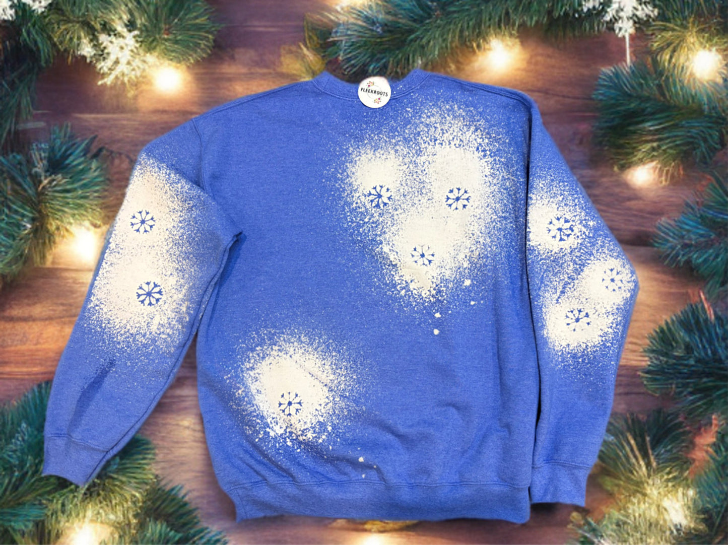 Highland Cow Literally Freezing (Me 24/7)” Cozy Unisex Sweater – Blue Acid Wash