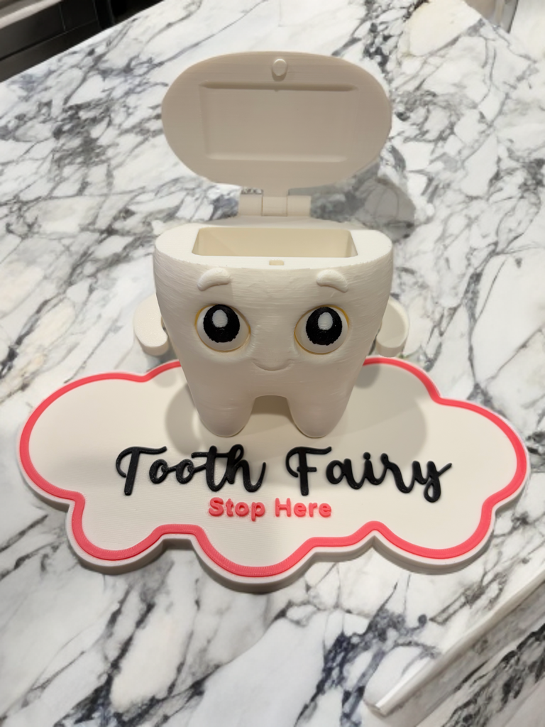 Tooth Fairy Stop Here – Keepsake Tooth Holder