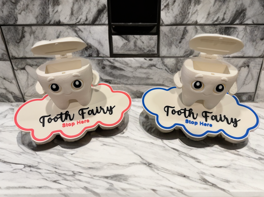 Tooth Fairy Stop Here – Keepsake Tooth Holder
