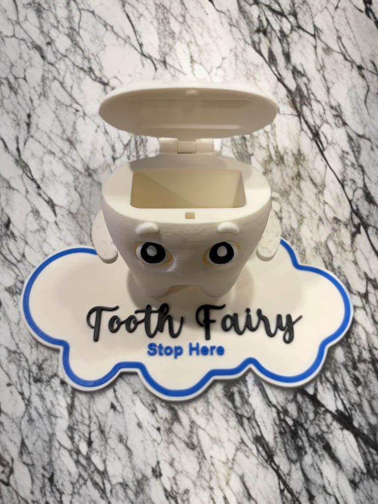 Tooth Fairy Stop Here – Keepsake Tooth Holder