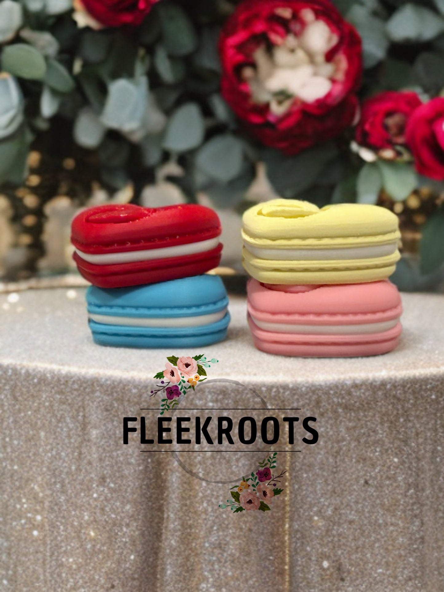 Macaron-Inspired Heart Fidget Spinners 💞