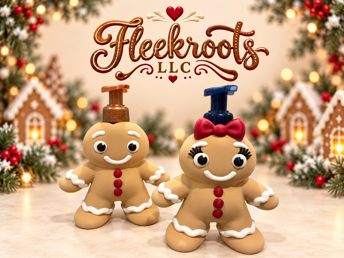 Gingerbread Girl Foaming Soap Holder | Fleekroots LLC