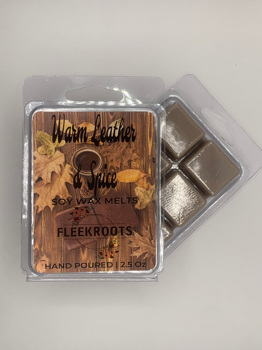 Warm Leather & Spice Wax Melts