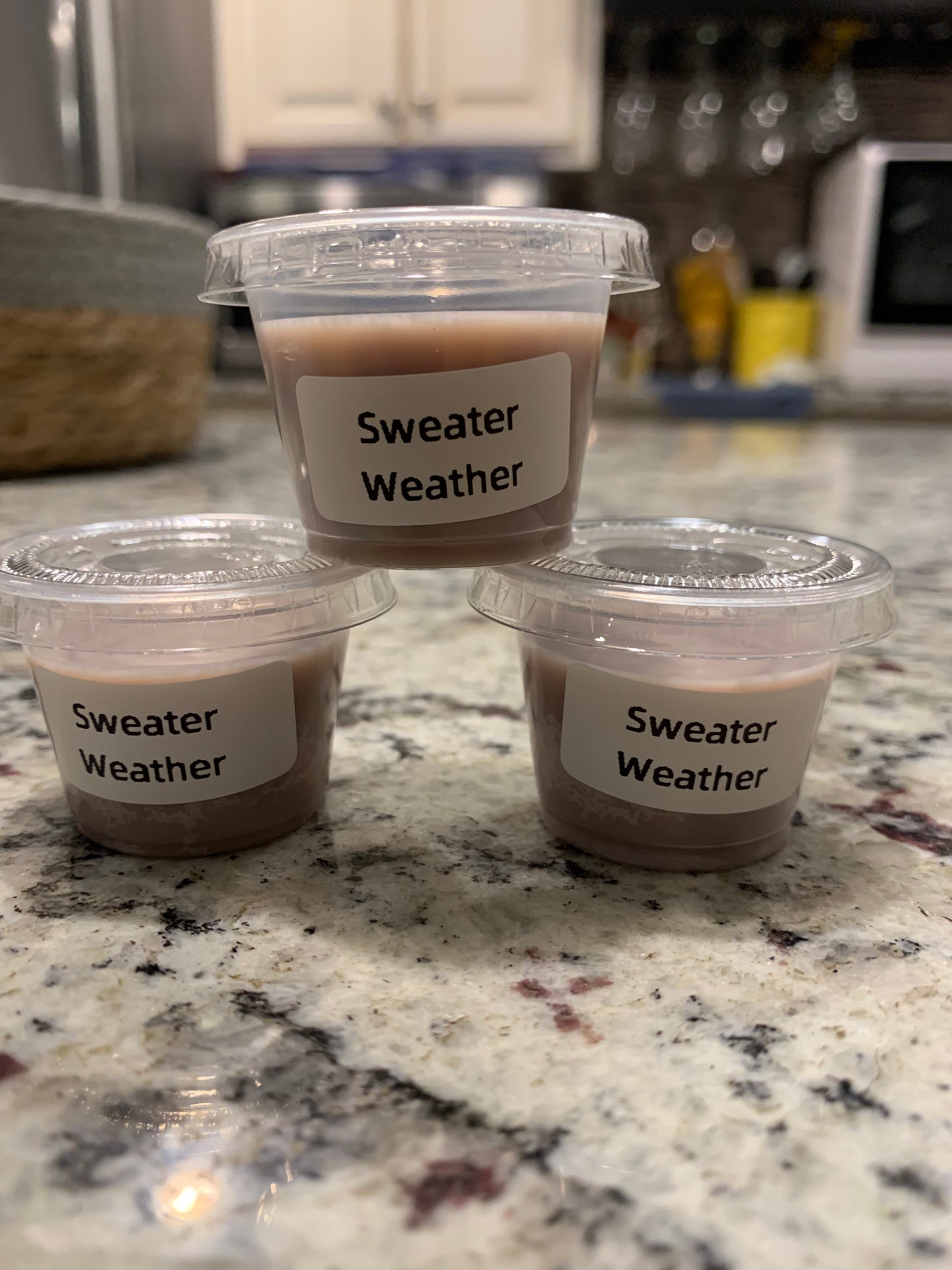 Sweater Weather Scented (Sample Size Wax Shot)