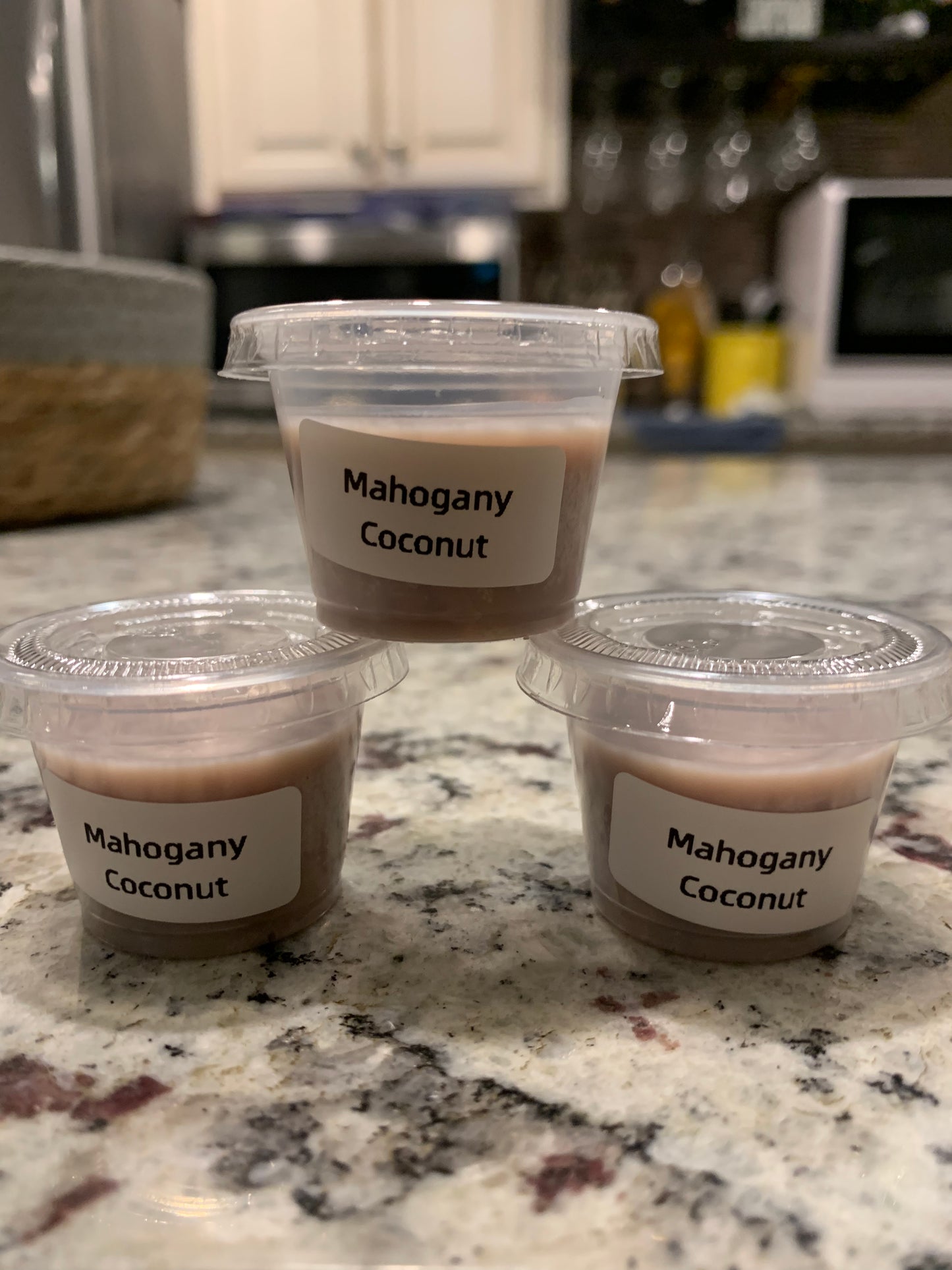 Mahogany Coconut Scented (Sample Size Wax Shot)