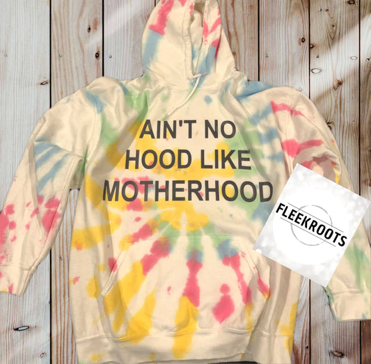 Ain't no hood like motherhood HTV Applique Hoodie